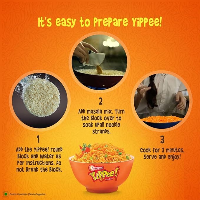यिप्पी मैजिक मसाला नूडल्स — image 2