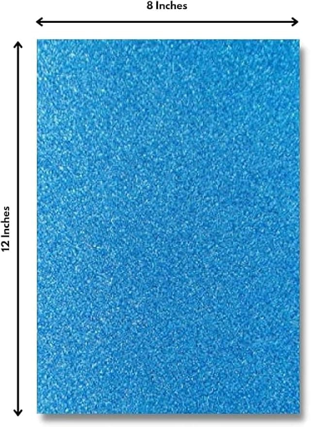 ग्लिटर शीट (हल्का नीला / फिरोजी) — image 2